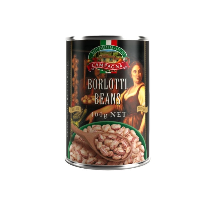 borlotti beans 24x400gr