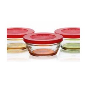 glass containers set of 6