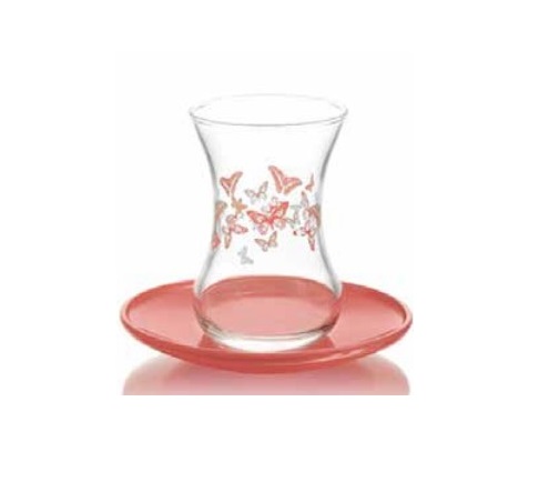 turkish tea glass set of 6